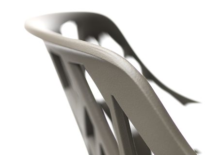Sedia in alluminio Forest dettaglio
