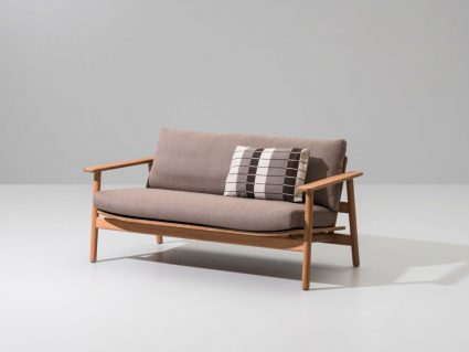 Divano in teak due posti Riva di Kettal