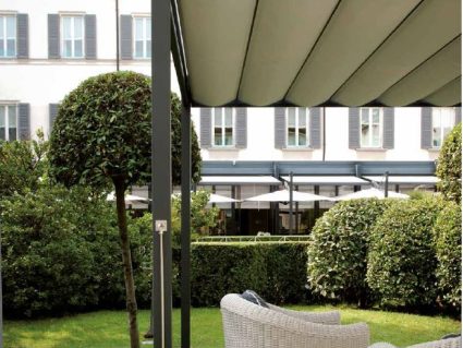 gazebo in ferro con tetto scorrevole Domus di Unosider