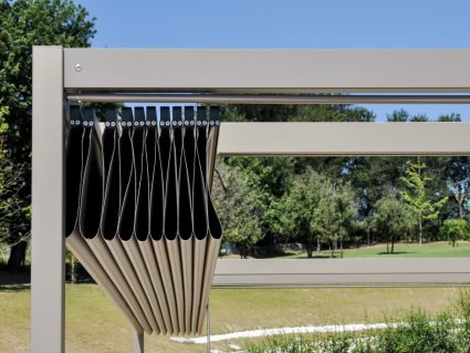Gazebo in alluminio Mood Unosider raccolta tenda