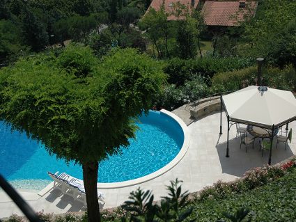 Gazebo esagonale Novecento esagono Unosider antracite