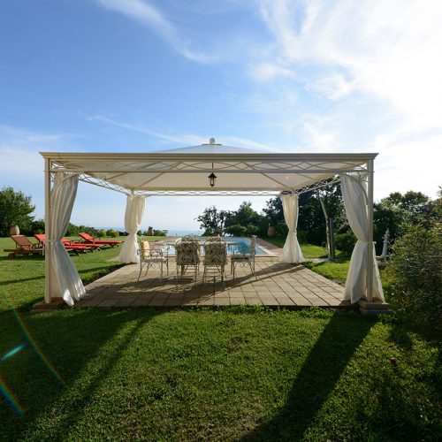 Gazebo in ferro Prestige colore Sabbia di Unosider