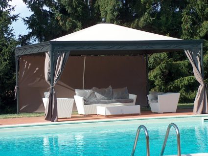 Gazebo in ferro Prestige di Unosider colore Antracite