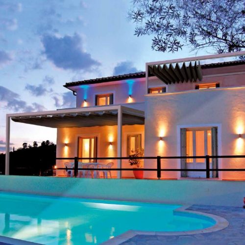 Pergola in alluminio addossata Mood di Unosider