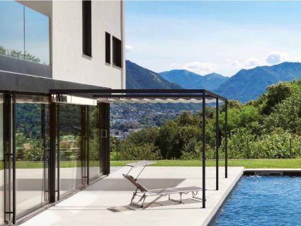 Pergola Mood Avant addossata di Unosider