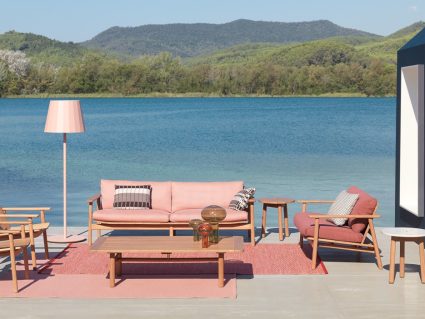 Poltrona bassa Club e divani Riva di Kettal