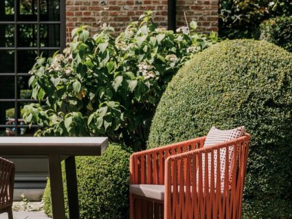 Poltrona per esterno Bitta Lounge in corda sintetica Kettal