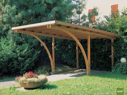 Carport Classico tettoia auto legno