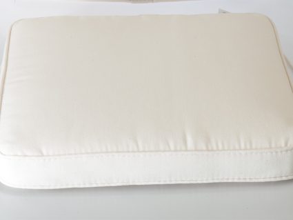 Cuscino quadrato pouff Ecru