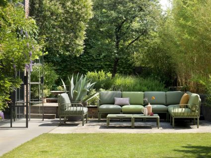 Salotto modulare da giardino Nardi Komodo colore Agave