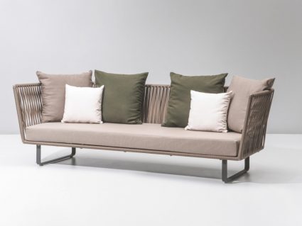 Divano in corda tre posti Kettal Bitta