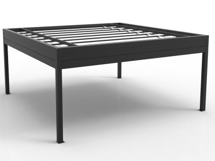 Gazebo in metallo Mood Ype di Unosider con gronda