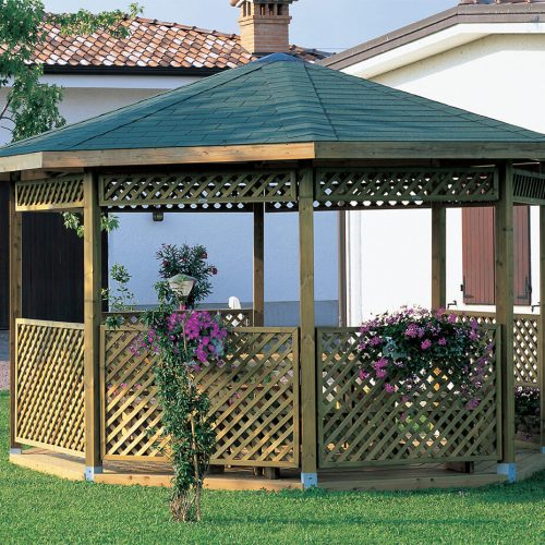 Gazebo in legno