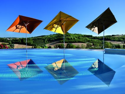 Ombrellone a palo centrale Onda di FIM