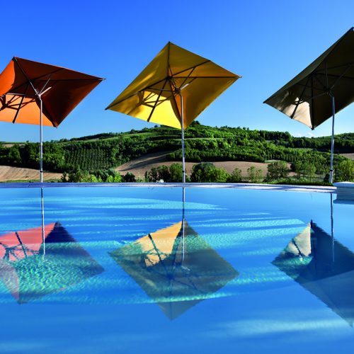 Ombrellone a palo centrale Onda di FIM