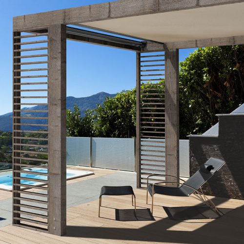 Pergola Kronos addossata di Alce 2
