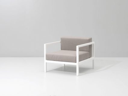 Poltrona in alluminio club L Kettal Landscape