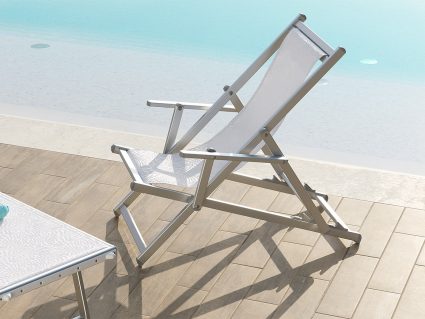 Sdraio in alluminio Atena di Crema