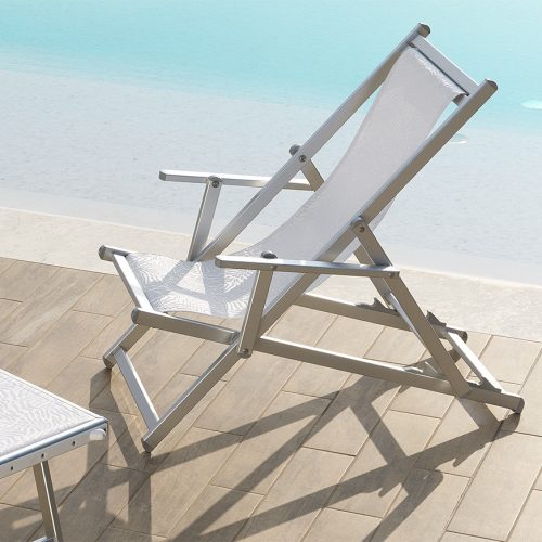 Sdraio in alluminio Atena di Crema