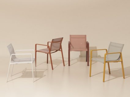 Sedia Park Life di Kettal in alluminio