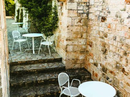 Sedia in alluminio Olympia di Fast