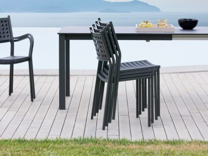 Set pranzo sedia Alice impilabile Vermobil