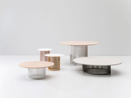 Tavolo basso e laterale Mesh di Kettal