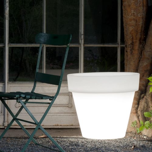 Vaso Bordato Liscio con Luce di Serralunga