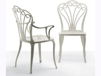 Sedia da giardino Armonia colore bianco di Fast