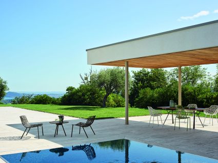 Sedia in alluminio Forest e Lounge di Fast