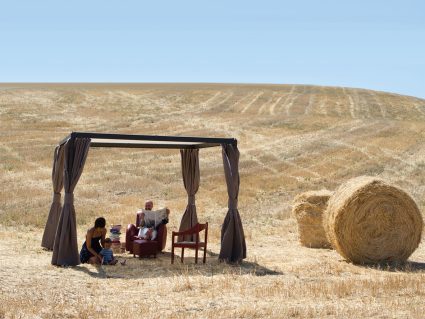 Gazebo in alluminio con tende Resort di Unosider