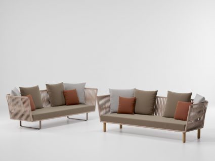 Divano in corda tre posti Kettal Bitta