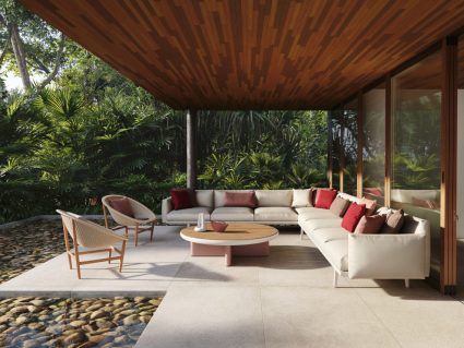 Divano Boma modulare di Kettal-1