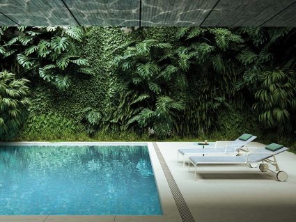 Lettino Park Life Kettal con ruote