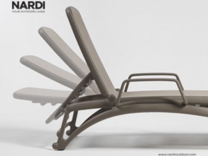 Lettino da giardino Nardi Atlantico movimento schienale