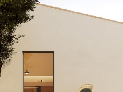 Poltrona in rattan con cuscino Tou Kettal