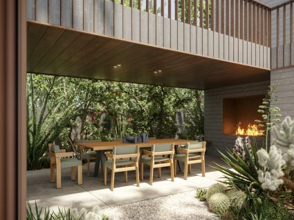 Sedia da giardino Band Kettal con braccioli