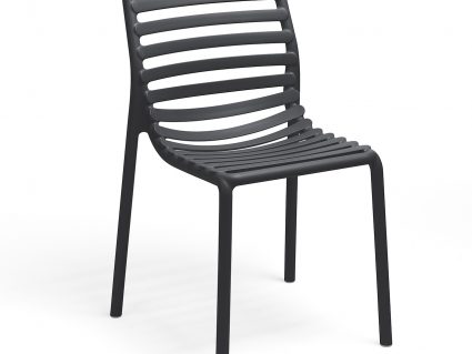Sedia impilabile Doga di Nardi antracite