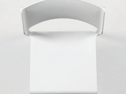 Sedia impilabile Trill di Nardi senza braccioli colore bianco