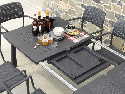 Tavolo allungabile Libeccio di Nardi antracite