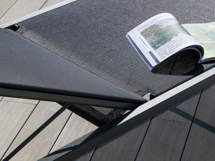 Lettino da piscina in metallo Alice Vermobil