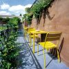 Sedia impilabile con tavolo Twist Vermobil
