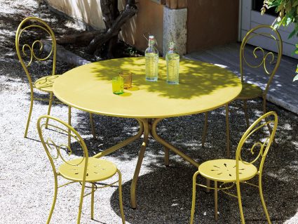 Set da esterno Vermobil sedia Mimmo tavolo Springtime