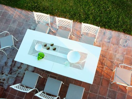 Set pranzo da giardino tavolo Valentino Vermobil
