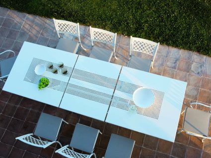 Set pranzo da giardino tavolo Valentino Vermobil