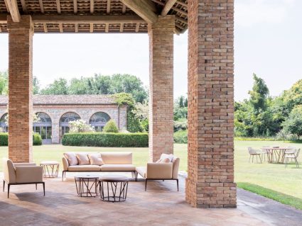 Salotto modulare New Joint di Fast in alluminio