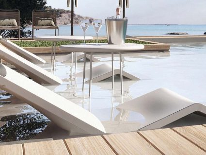 Lettino da piscina Aqua di Serralunga