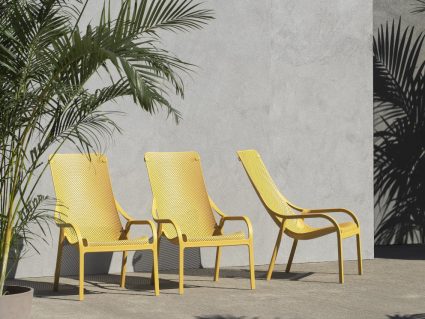 Poltrona da giardino Net Lounge Nardi senape