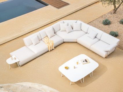 Divano componibile Solaris di Fast colore bianco