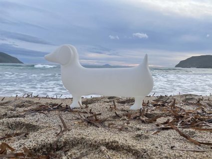 Animale arredo cane bassotto Otto Serralunga